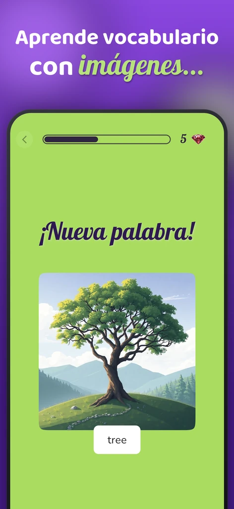 Aprender una palabra nueva con una imagen