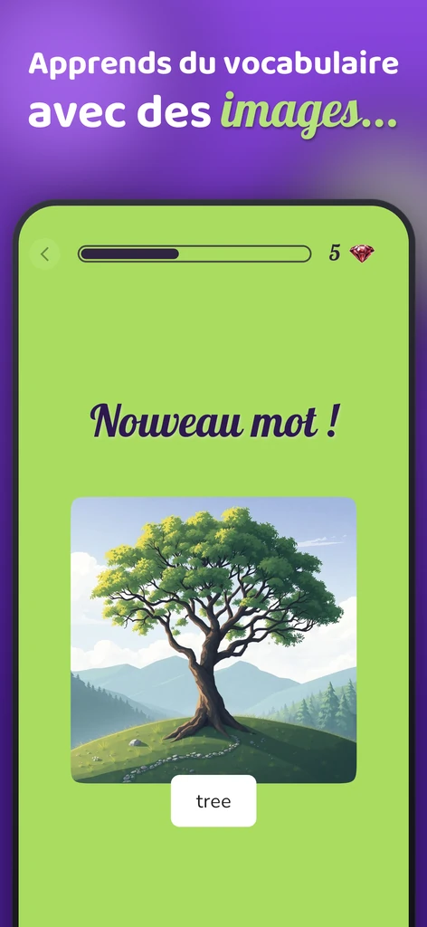 Apprendre un nouveau mot à partir d'une image
